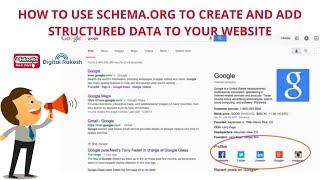 How to Use Schema markup to Create and Add Structured Data to Your Website - Digital Rakesh