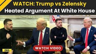 Trump Zelensky Meeting: Angry Exchange Between Donald Trump & Zelensky At White House | Trump News