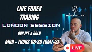  LIVE forex trading and education GBP/JPY & GOLD 26/09/2024