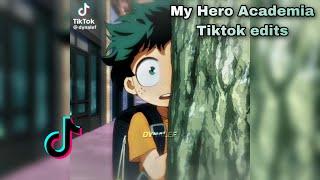 My Hero Academia TikTok edits compilation || BNHA #8