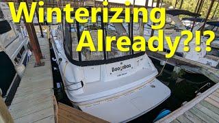 Boat Winterizing Already??