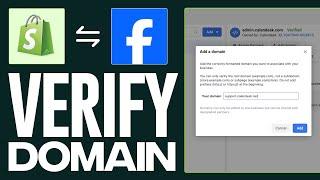 Verify Shopify Domain On Facebook Business Manager (Step by Step)