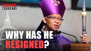 Who is the bishop who resigned to become a cardinal?