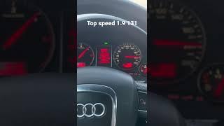 Top speed audi A4 B6 1.9 131 (220km/h)