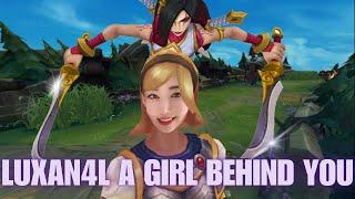 LUX, LUX@N4L A GIRL‍️BEHIND YOU | LOL RANKED