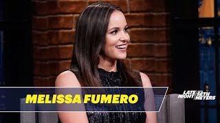 Melissa Fumero Loves It When Andy Samberg Is Grumpy on the Set of Brooklyn Nine-Nine