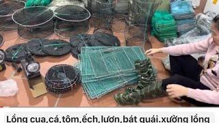 Lồng cua,cá,tôm,ếch,lươn,bát quái.xưởng lồng lưới đa năng chất đẹp bền nhất,ship toàn quốc.