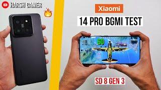 Xiaomi 14 Pro Pubg Test With FPS Meter, Heating and Battery Test | Gaming Beast 