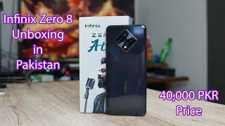 Infinix Zero 8 Unboxing in Pakistan | 40,000 PKR Price | 90hz Display | Helio G90T Gaming Chipset