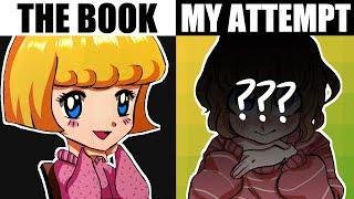 fulltime artist VS 'anime' how to draw book