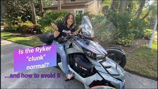 Is the Ryker "Clunk" Normal? (and how to avoid it)