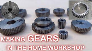 Gear cutting.  Making gears in the home workshop.