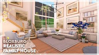 BLOXBURG: Realistic Family Home, | bloxburg house build realistic, | bloxburg speed build,