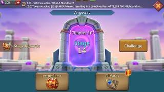 Lords mobile Vergeway chapter 10 stage 14