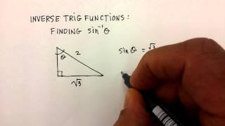 Trigonometry: Finding an Angle Using Inverse Trig Functions (2)