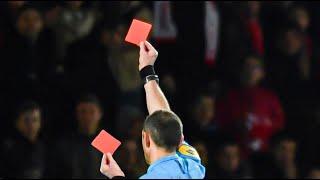 1 Tackle 2 red cards !!