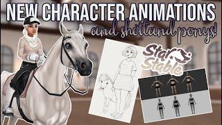 NEW Character animations & Shetland Ponys! | Star Stable Online