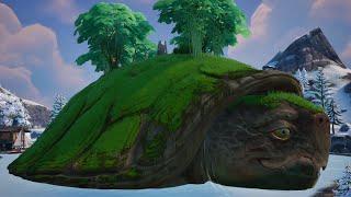 How To EASILY Find The GIANT TURTLE In Fortnite (How To Do The GREAT TURTLE Quests)