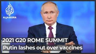 ‘Dishonest competition’: Putin lashes out at G20 over vaccines