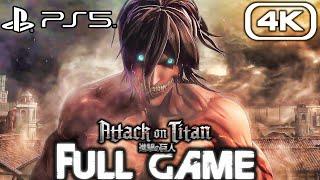 ATTACK ON TITAN PS5 Gameplay Walkthrough FULL GAME (4K 60FPS) No Commentary