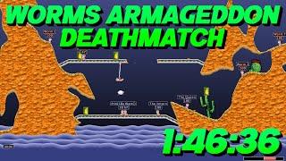 Worms Armageddon - Deathmatch Speedrun in 1:46:36