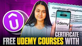 Get FREE Udemy Courses With Certificate In 2024 | Anchal Tiwari