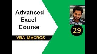 Advanced excel(vba) tutorial 29 : Do..Until loop example