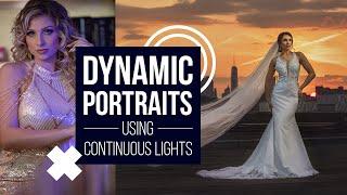 Dynamic Portraits Using Continuous Lights
