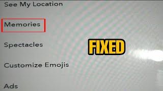 How to fix Snapchat memories not loading problem 2023