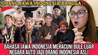 ORANG JAWA INDONESIA BANGGA‼️BAHASA JAWA MERACUNI BULE LUAR NEGERA AUTO JADI ORANG INDONESIA ASLI