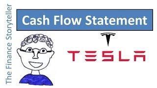 Cash Flow Statement example: Tesla 2016