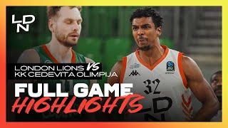 London Lions vs KK Cedevita Olimpija | Full Game Highlights | 31/01/23 | EuroCup