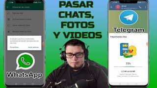 Como Pasar los Chats, Fotos y Videos de WhatsApp a Telegram | SOLUCIÓN