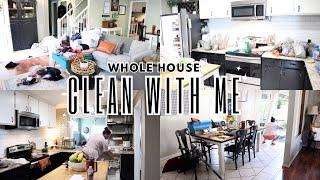 ALL DAY CLEAN WITH ME. WHOLE HOUSE CLEANING. TONS OF CLEANING MOTIVATION.