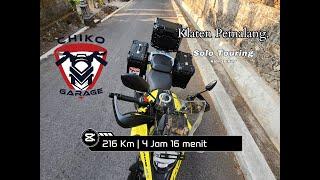 Uji Vstrom 250SX pada 216 Km klaten pemalang, 4 jam 16 Menit tampa henti bbm averaged 36