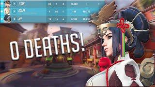 0 Deaths In Top 500  | Overwatch 2 Top 500 Mercy Gameplay