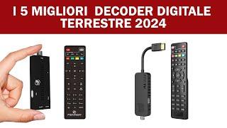 Decoder DVB T2 - I 5 Migliori DECODER DIGITALE TERRESTRE 2024