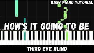 Third Eye Blind - How's It Going To Be (Easy Piano Tutorial)