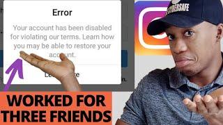 How To Enable your Disabled Instagram Account in 2022