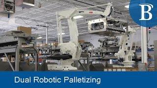 Robotic Case Palletizing System by Bastian Solutions