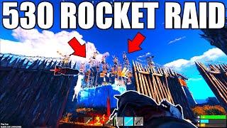 I joined a 530 ROCKET RAID!!! - Rust Console Edition