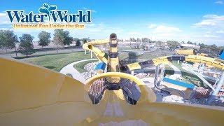 Riding the Mile High Flyer at Water World in Denver, Colorado! | BrandonBlogs