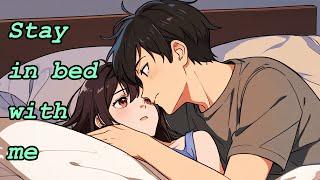 [RP ASMR] [M4A]needy boyfriend wants to spend the day in bed [kisses][boyfriend rp] [heart beat]