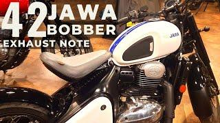 JAWA 42 BOBBER | EXHAUST SOUND| ENGINE SOUND | Motostreet Garage