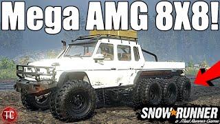 SnowRunner: NEW CONSOLE MOD! THE MEGA AMG 8X8!!