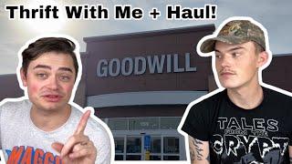 Fall Thrifting AND Haul! Goodwill Thrift With Me + Ryan Thrift Haul!