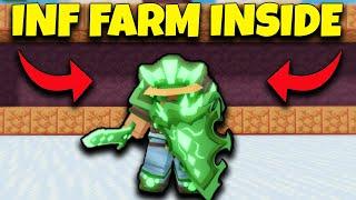 I created worlds biggest hidden emerald farm in Roblox Bedwars