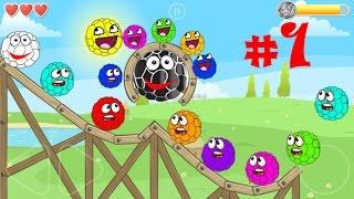 LEARN COLORS with BIBERRY BALL in REDBALL4 Volume 1 walkthrough | Learn Numbers & Color Video