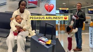 PROHIBITED FROM FLYING OUT OF GERMANY!! //PEGASUS AIRLINES!!