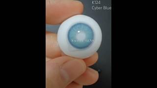 K124-Cyber Blue contact lenses Sweet Lens Grimm Beauty #coloredlenses #contactlenses #softlens